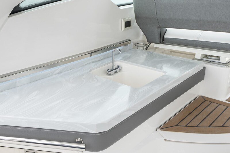Tiara 34 LX cockpit sink Tiara Yachts 34 LX