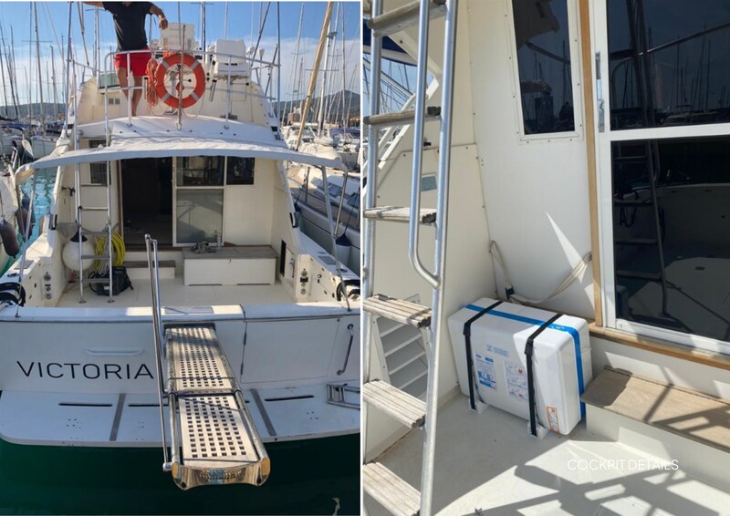 aft view Bertram Yacht 37' Convertible