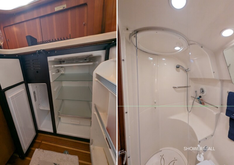 {I} Galley fridge Tiara Yachts 3900 Convertible