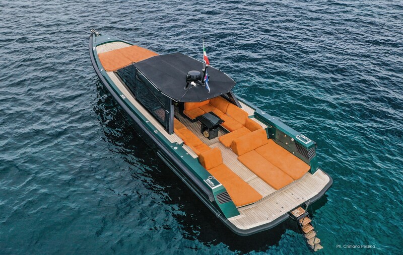 Aerial Wally Yachts 47' Wally Power