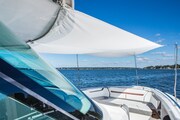 Tiara 38 LS fwd sunshade Tiara Yachts 38 LS