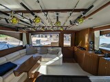 Viking 54 Convertible salon to aft Viking Yachts 54' Convertible