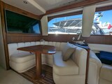 Viking 54 Convertible dinette detail Viking Yachts 54' Convertible