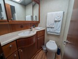 Bertram 630 Owner's bathroom Bertram Yacht 630 Convertible