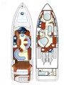 Azimut 55 fly layout Azimut 55 Flybridge
