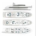 layout Isa yachts Xtra Alu 40 M