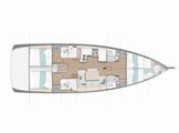 layout Jeanneau Sun Odyssey 490