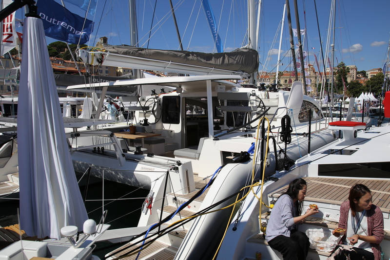 Outremer 5X Multihulls at Cannes Yachting Festival