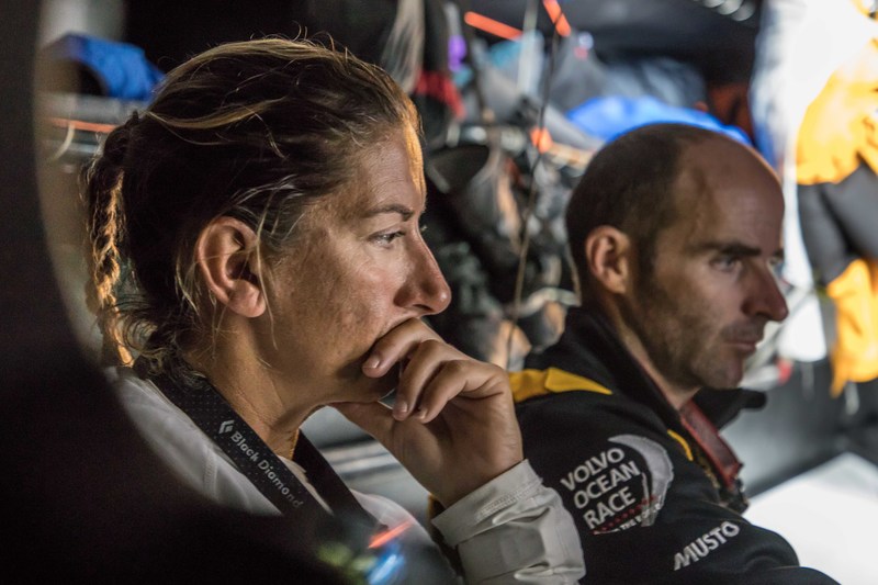 Dee Caffari Volvo Ocean Race in Southern Ocean