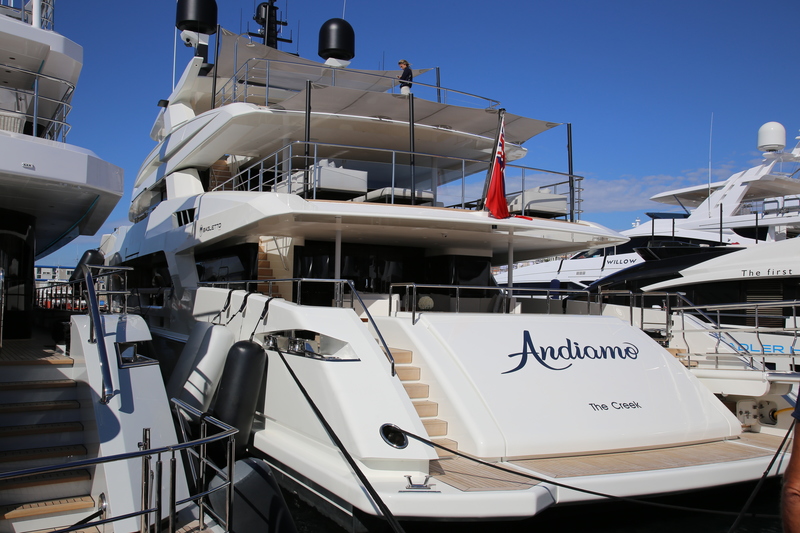 Baglietto ANDIAMO Motor Yachts at Cannes Yachting Festival