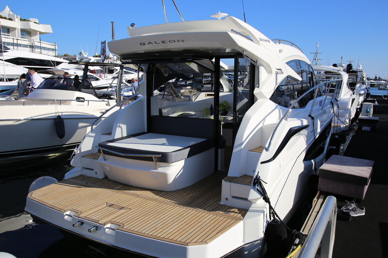 Galeon 365 HTS Motor Yachts at Cannes Yachting Festival