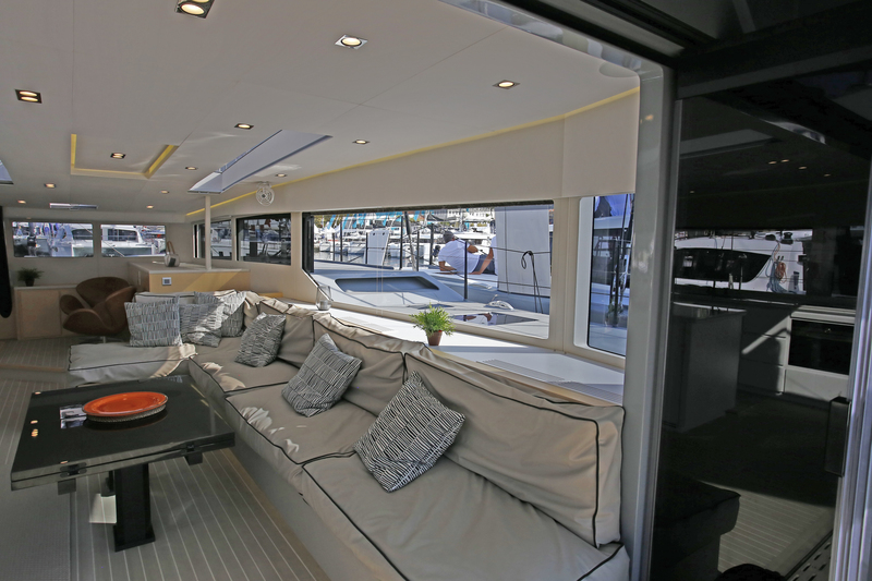 Saloon McConaghy MC60, a brand new performance cruiser catamaran